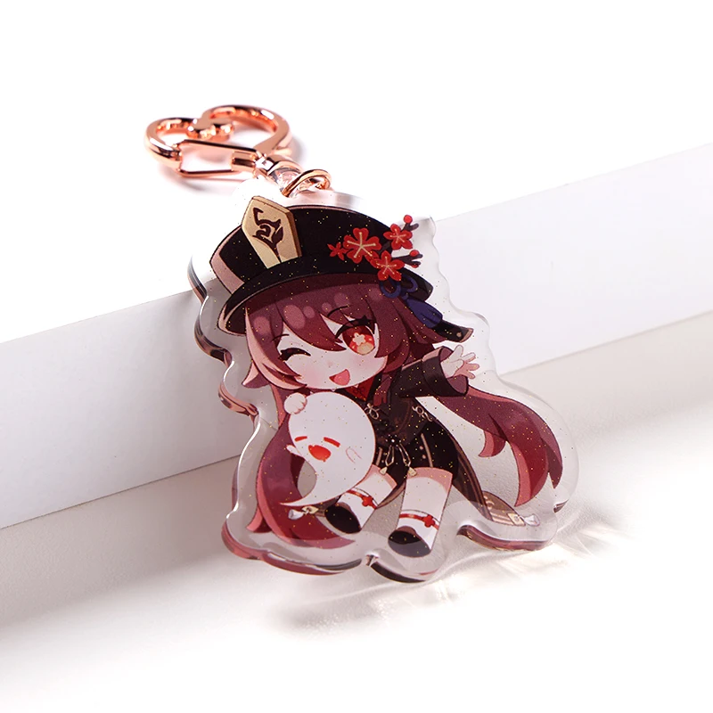 DOC Creative Custom Print Cartoon Acrylic Keychain for Decoration