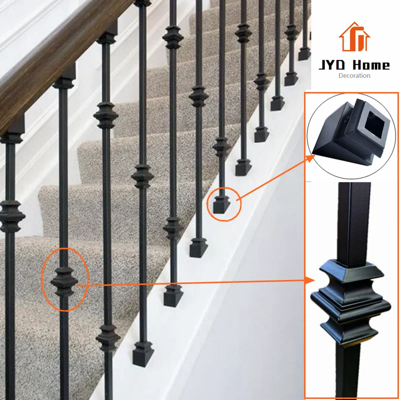 Wholesale No Powder Coated Die Casting Aluminum Collar Baluster