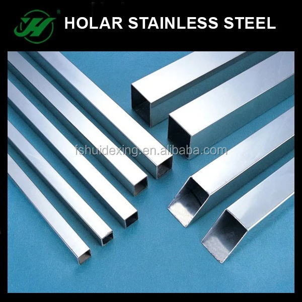 polished decorative 201 304 alloy ASTM ERW stainless steel square pipe tube