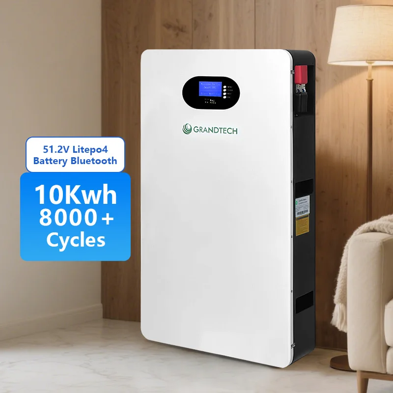 Batería de litio ion de almacenamiento de energía Grandtech 10kwh 30kwh 15kwh 51,2V 200ah 280ah 300ah 400ah 500ah 600ah 48V Lifepo4