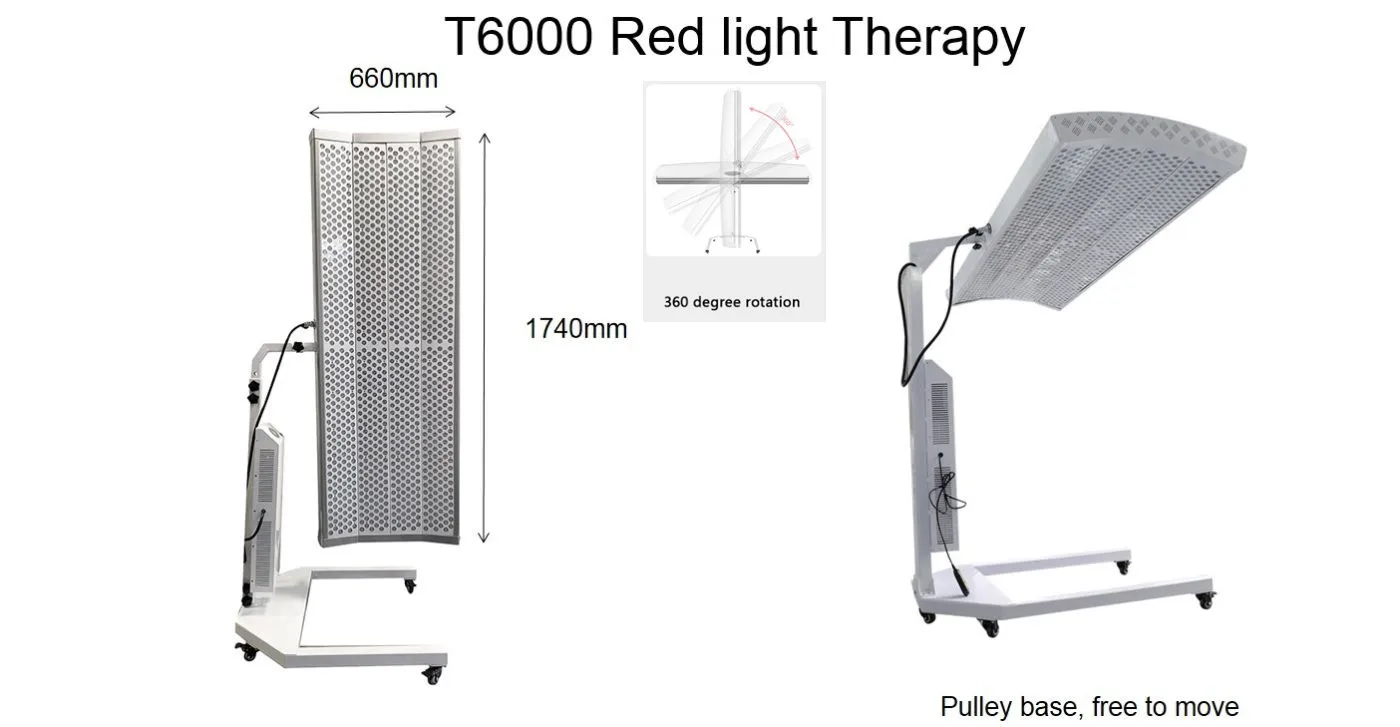 ODM OEM Gym Home 6000w High Power Aluminium Red Light Therapy Panel 660nm 850nm Infrared Sauna Pod for 360 Full Body Pain Relief details