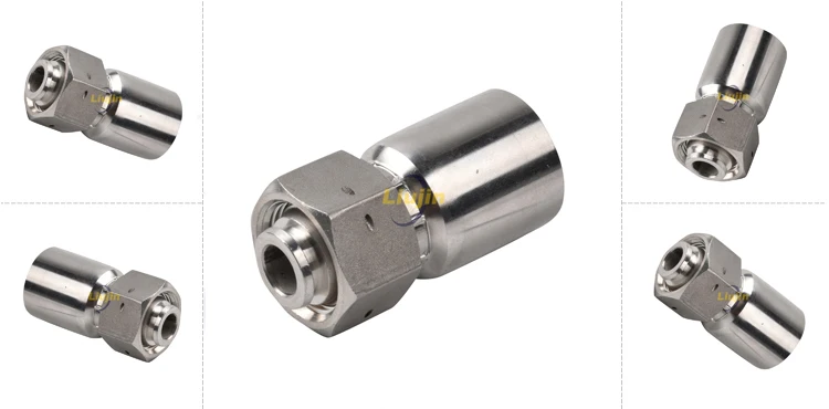 Hydraulic fitting for pipe factory supplier hose crimping fittings