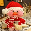 White ball christmas hat scarf santa claus sweater white bag