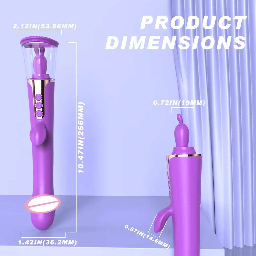 S-HANDE Clitoral Stimulator G Spot Vibrator Clitoris Stimulator Tongue Clitoral Sucking Vibrator Masturbator for Women