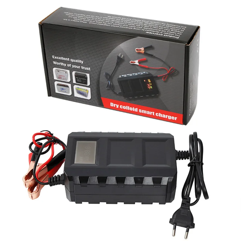 automatic smart car battery charger 12v automatic charger 14.8v 10A Fast Lead-Acid Battery Charger with LCD display