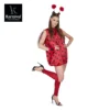 81182- Women Bug - Tunic ,Wings,Wristband,Leg Warmers & Headband