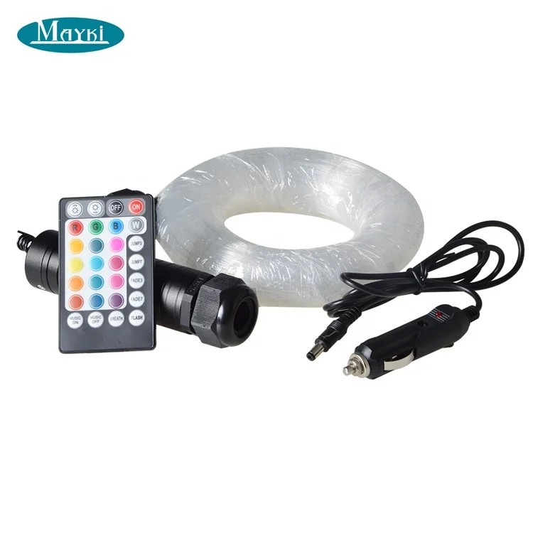 Автомобильная крыша starlight headliner 12v музыкальный контроллер светодиодный волоконно-оптический свет комплект