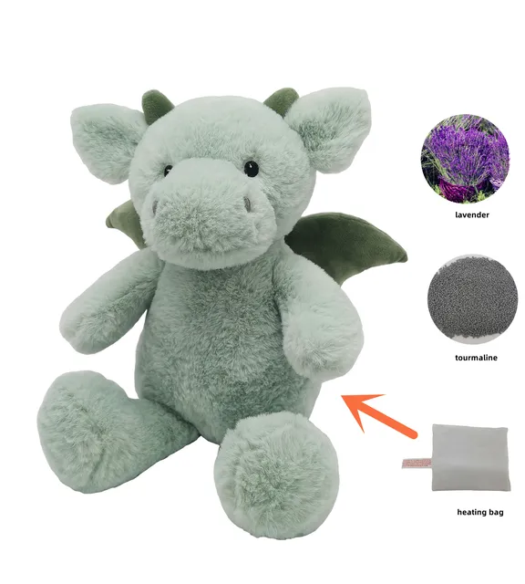 High QualitySoft Stuffed Plush Oven Weighted Toy Microwave Lavender Stuffed Animals Dinosaur plush Toy