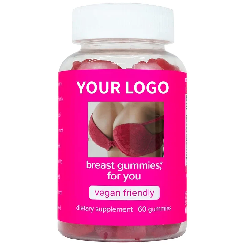 100 Vegan Herbal Extract Big Breast Enlargement Gummy Candies Plus