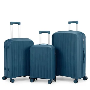 Luxury High Quality Hot Seller Spinner Luggage Sets PP Trolley 3-Piece 20 24 28 Inch Waterproof Lightweight Suitcases