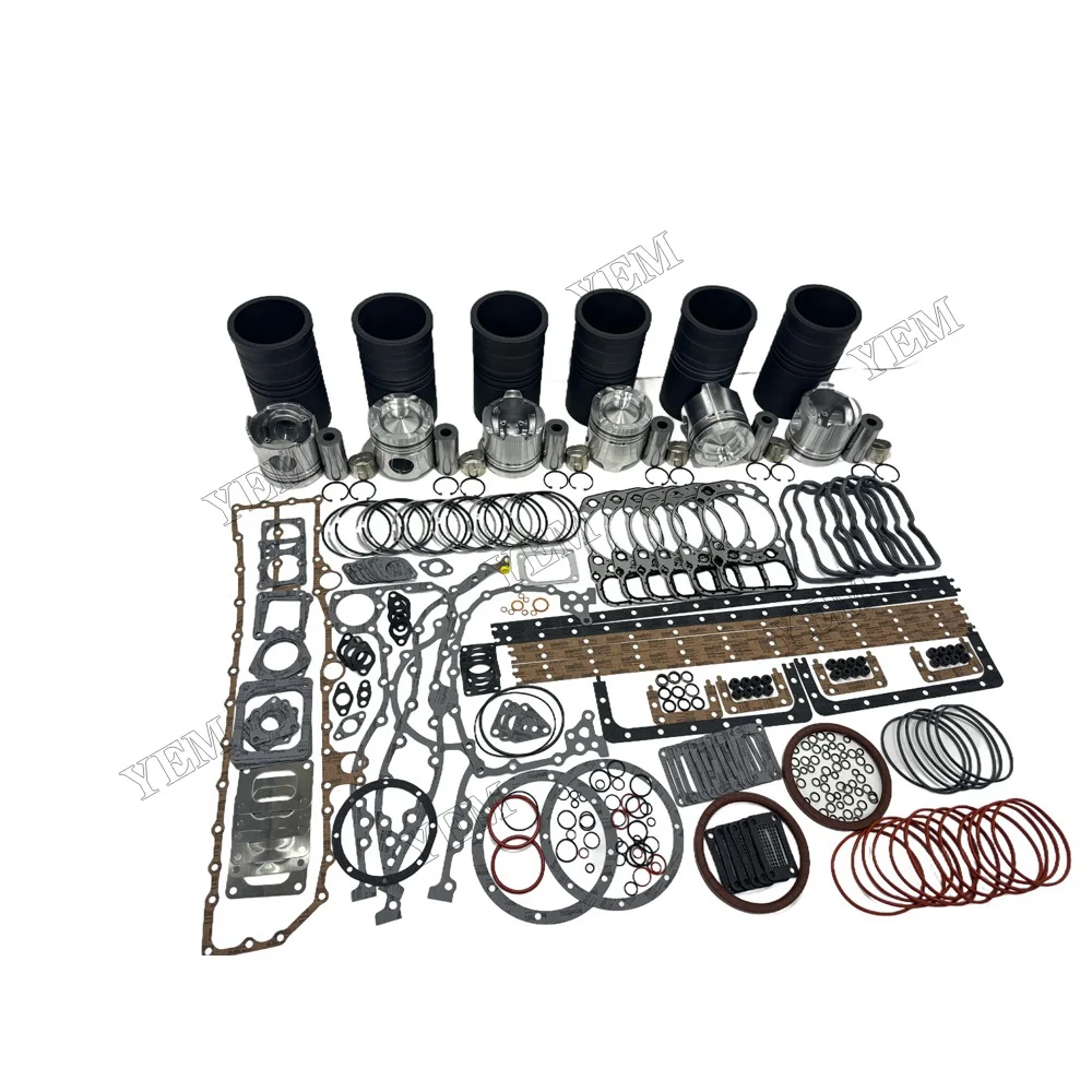 Overhaul Kit With Gasket Set Fit for Mitsubishi S6A3 Engine 4