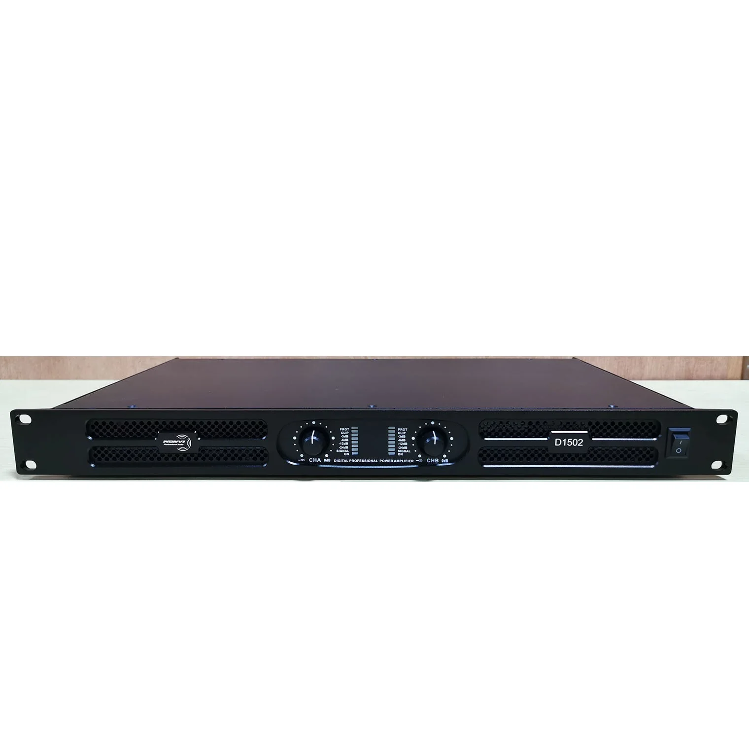 D1502 Pro Audio Class d Digital 1u Dsp 2 Channel 3000 Watt Amplifier High Power