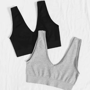 Manufacturer Custom High Fashion Sexy Soft Seamless Wire Free Bra for Women