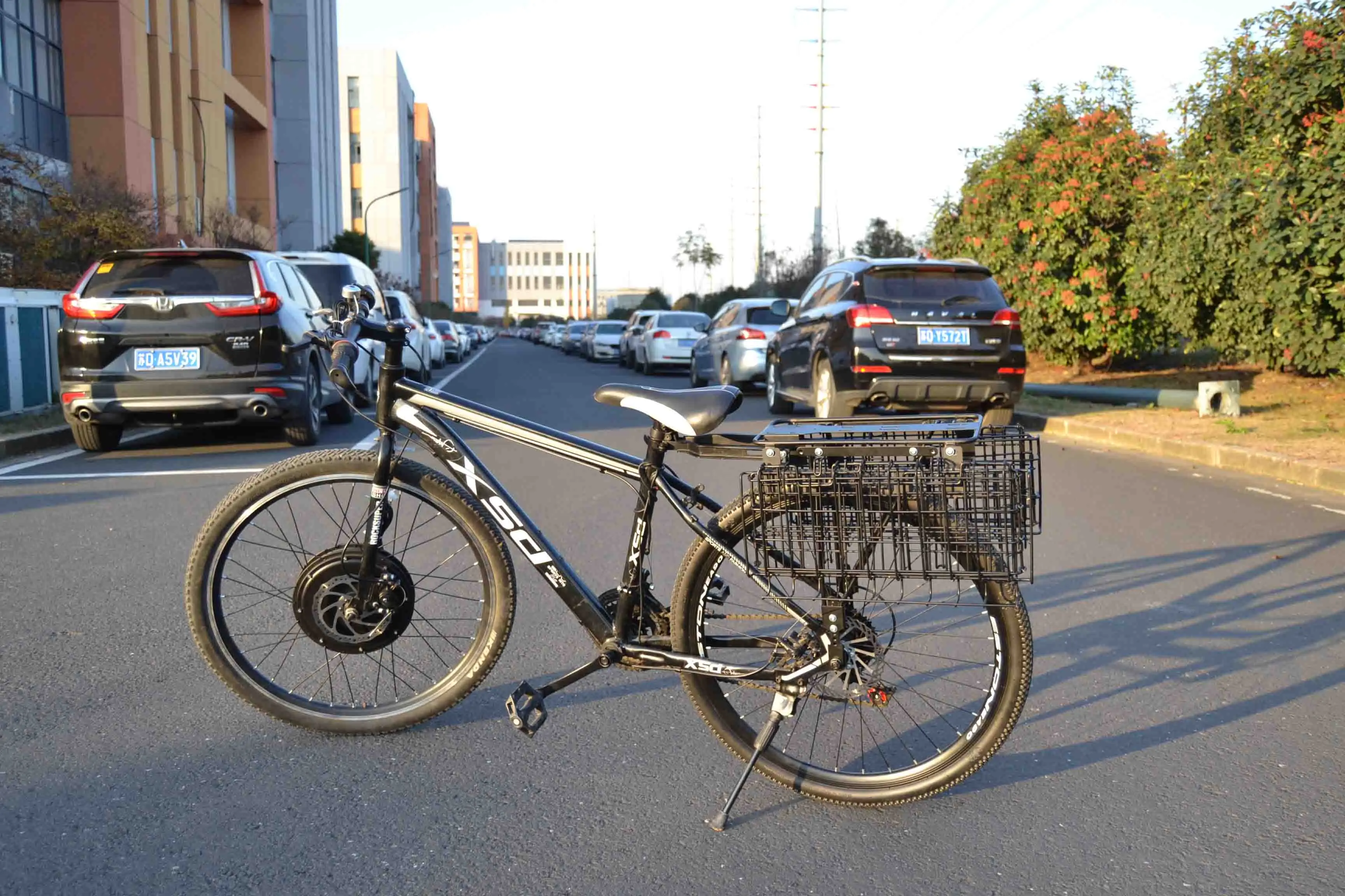 Panier Vélo Pliable En Fer – 27.5x23x16 Cm, Installation Sans Outils, Pour Courses Et Balades