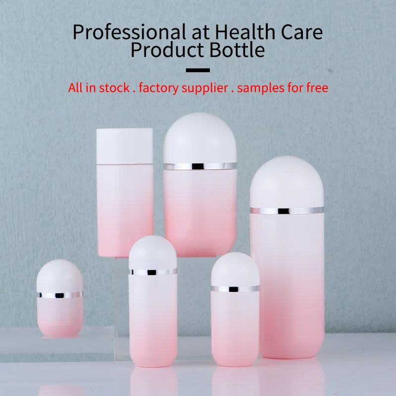 5ML 10ML 15ML 30ML 60ML PS Bottle White Pink Supplement Bottle Vitamin  Plastic Capsule Bottles Pill Pot