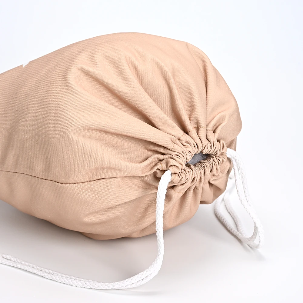 Black Drawstring Gift Bag Custom Logo Printed Reusable Sports Backpack Foldable Cotton Backpack School Outdoor Bag manufacture