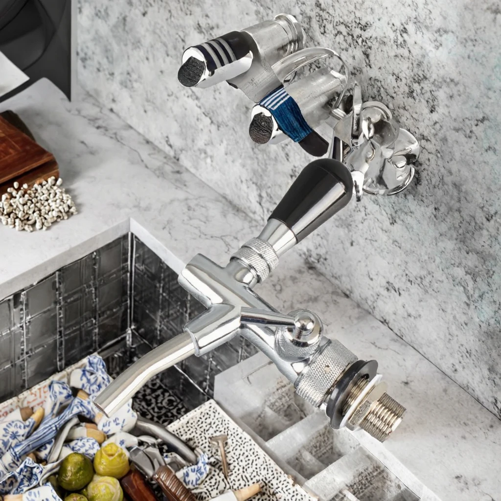 German Inch Tap German Style Metal Beer Tap System Home Bar Accessory Faucet Dispenser ...