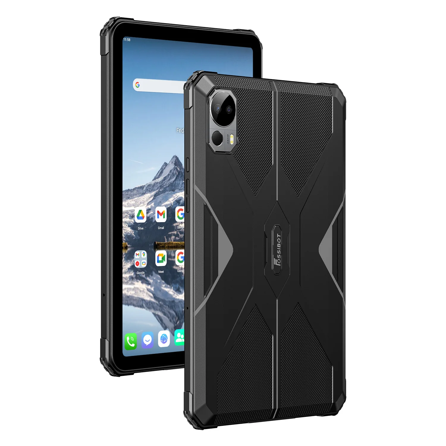 スマートフォン FOSSIBOT Fossibot 4G Rugged Smartphone Dual 10300mAh MT8768 CPU 6.745