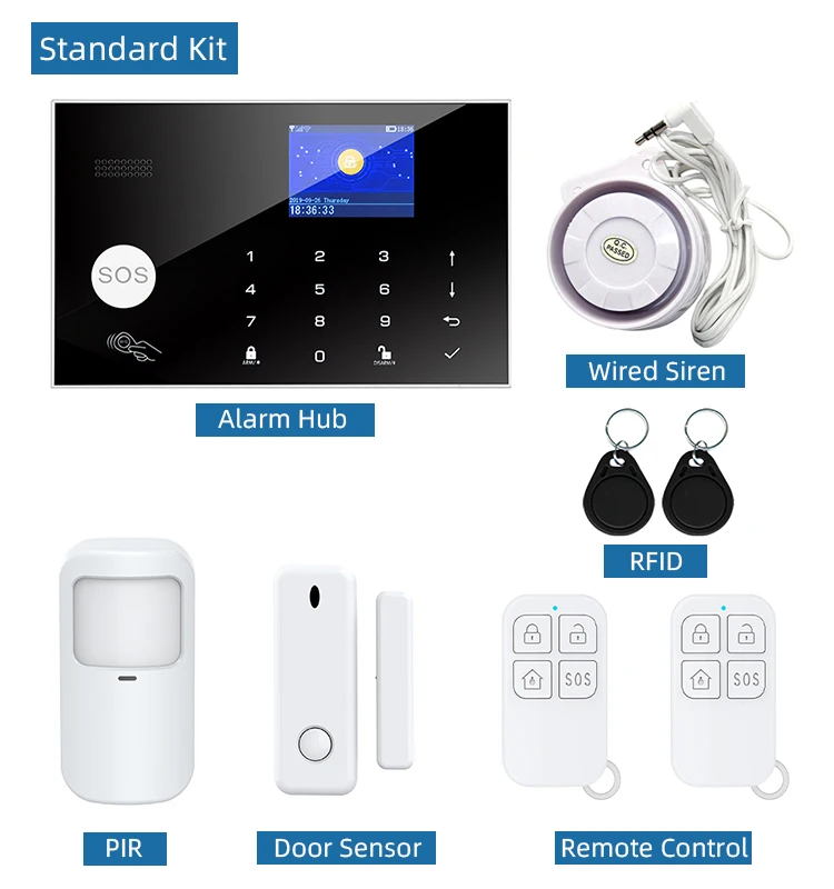 Oem Odm Rfid App Indoor Anti Theft Smart Intruder Wireless House ...