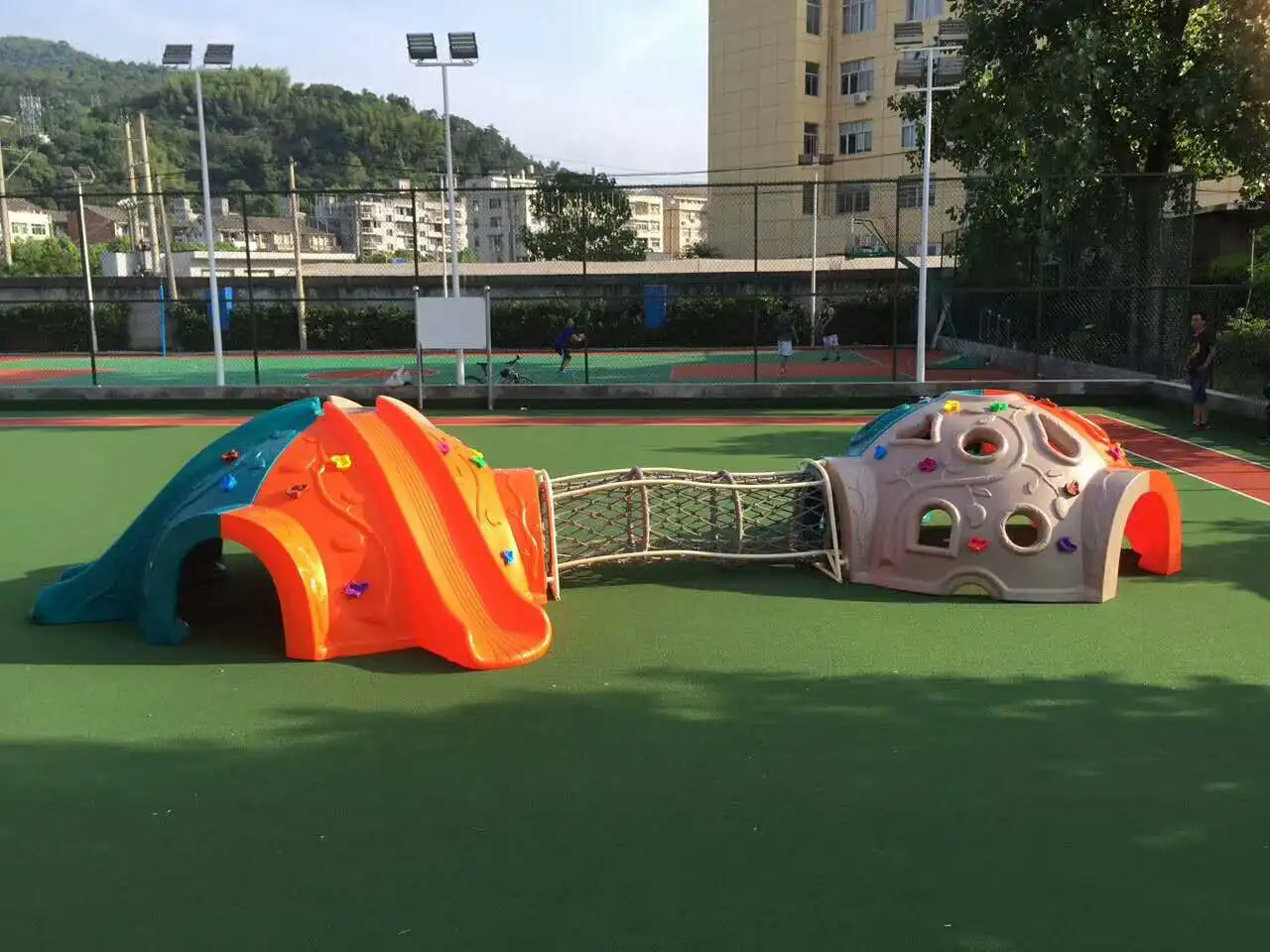 Frames Indoor Exercise Machine Used Rock Wall for Sale Amusement Park Climbing Rope Ladder