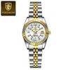 1 Gold Case Silver Dial
