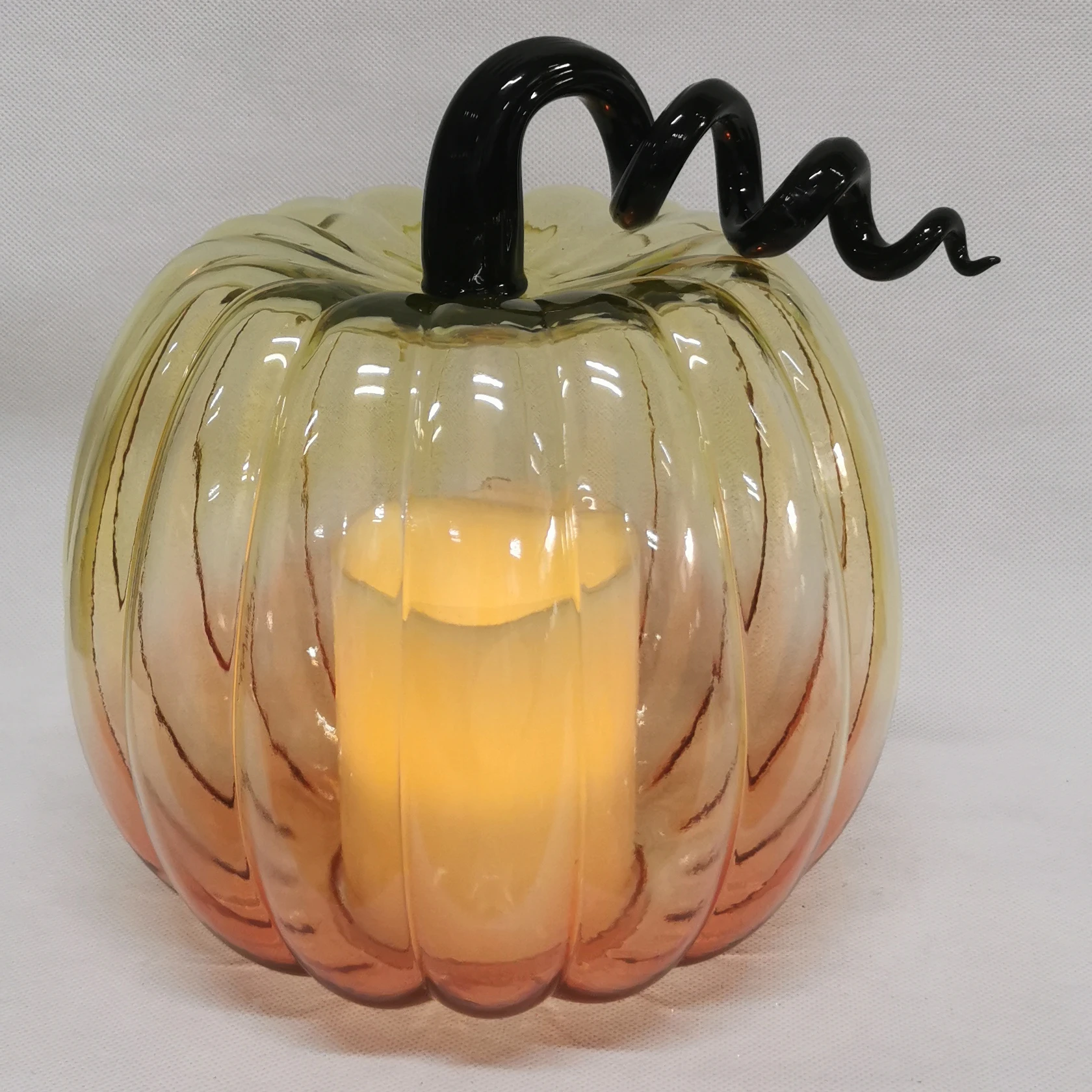 Halloween Pumpkin Light Decorative Halloween Pumpkin Shaped Luminous Color Night Light Flameless