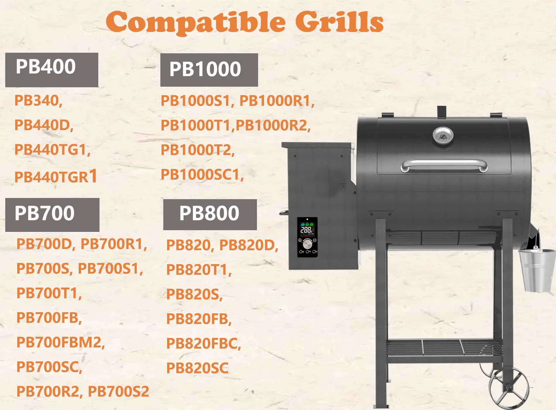 Pit Boss Digital Thermostat Controller Board with Wifi