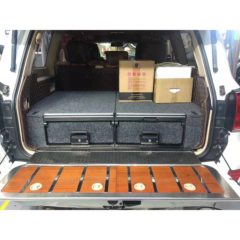 Unity Car Drawer Rear Cargo Storage Box for Toyota Land Cruiser