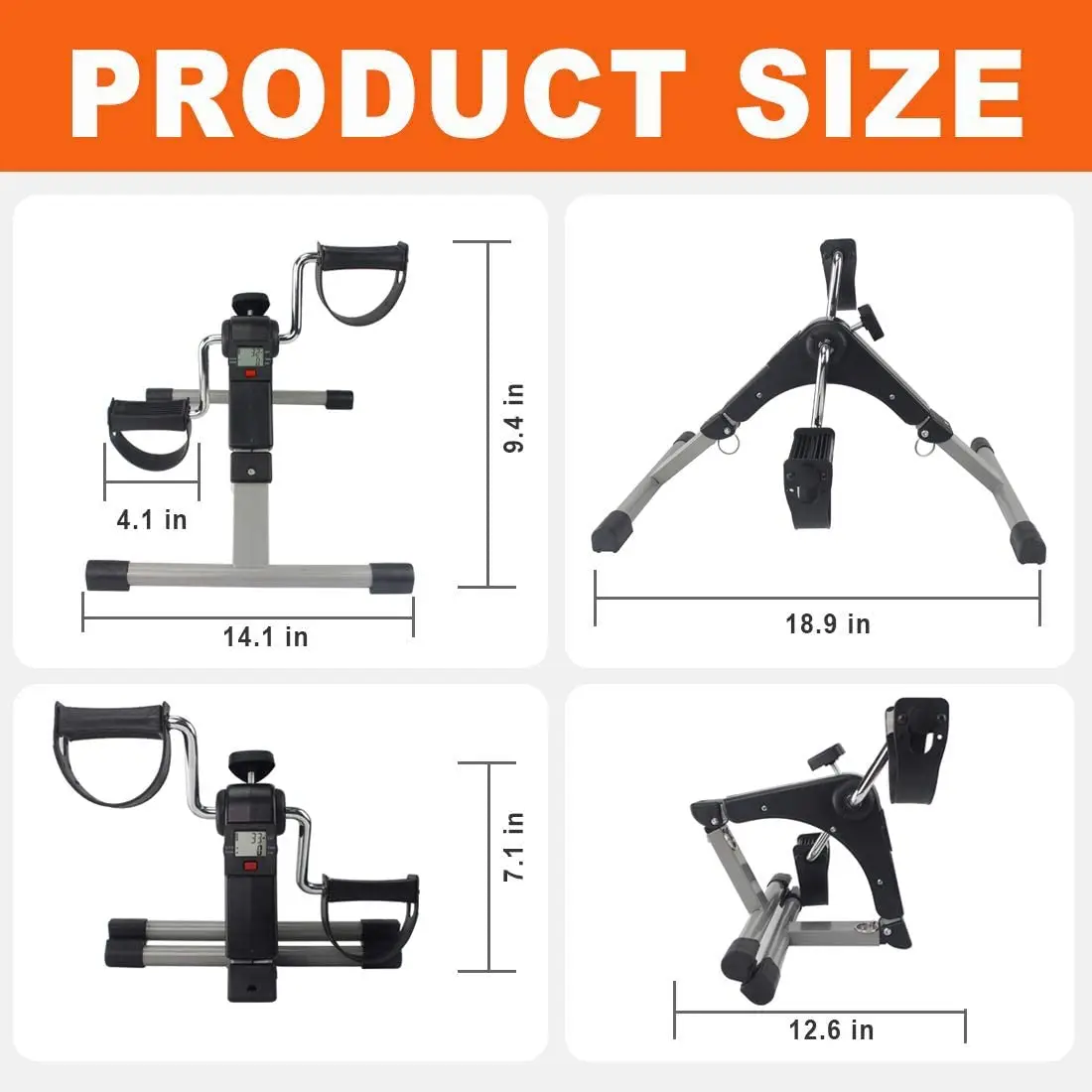 Cheap Folding Bike Desk Exercise Bike Pedal Exerciser For Cardio Workouts Buy Cheap Folding