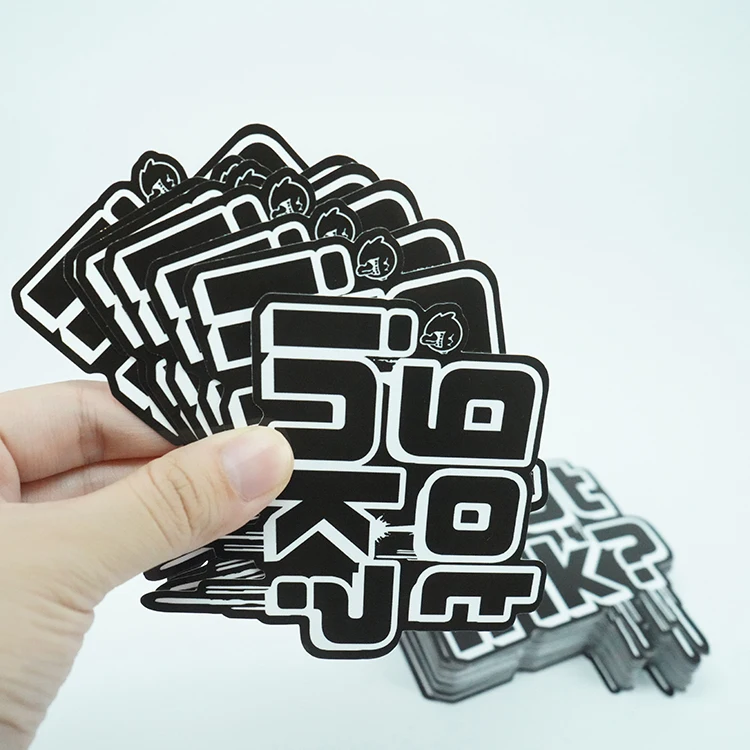 Wholesale Self-adhesive Waterproof Vinyl Kids Stickers Individual Die Cut Stickers Logo Die Cut Sticker Supplier