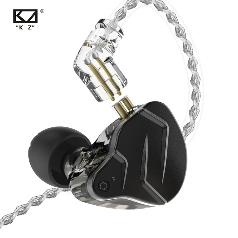 KZ ZSN Pro X in Ear Buds Earphones KZ Hybrid Dynamic Driver Balanced  Armature Earbuds Headphones Dual Driver 1DD 1BA Deep Bass S