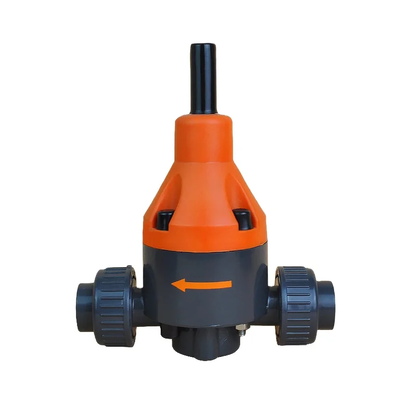 PVC Back Pressure Valve 188015 UPVC Water Reducing Valve Bonding Thread Flange Connection Type Regulator