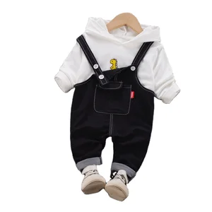 New Design Wholesale Children Clothes Clothing Sets Organic Cotton Wholesale T-shirts Maxi Shirt 2-piece Set