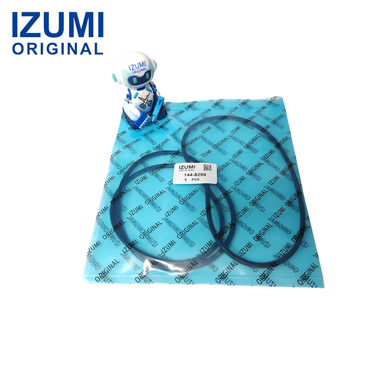 حلقه O اوریجینال IZUMI مدل ۱۴۴-۸۲۹۹ (۱۴۴۸۲۹۹)، ابعاد ۵٫۳۳ × ۴۲۲ میلی‌متر، جریان نامی ۷۵ آمپر، جنس NBR برای ماشین‌آلات کترپیلر