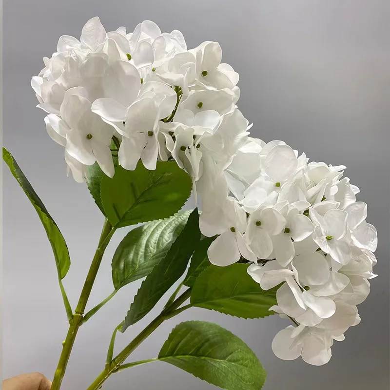 Artificial Hydrangea Ivory Vintage Color Hydrangea Flowers Wholesale