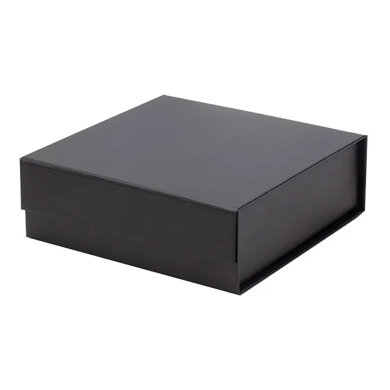 Luxury Eco Friendly Black Gift Boxes Packaging With Magnetic Closure ...