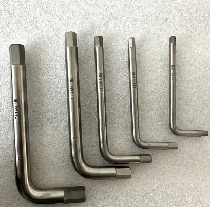 Industrial Grade Titanium Allen Key Tools Non-Magnetic for MRI Metric Measurement System