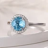 Anello con Acquamarina