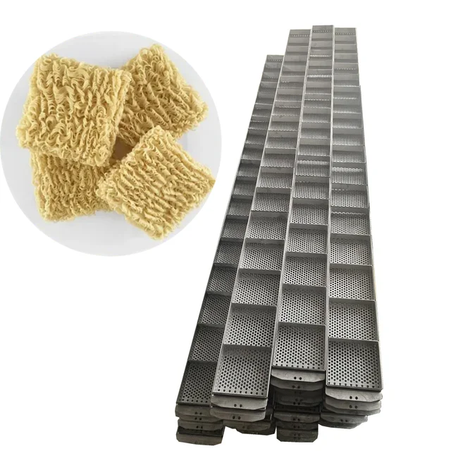 SS304 Fuji High Open Area Bag Noodle Fryer Cell and Cover for Instant Ramen Making Machine 5