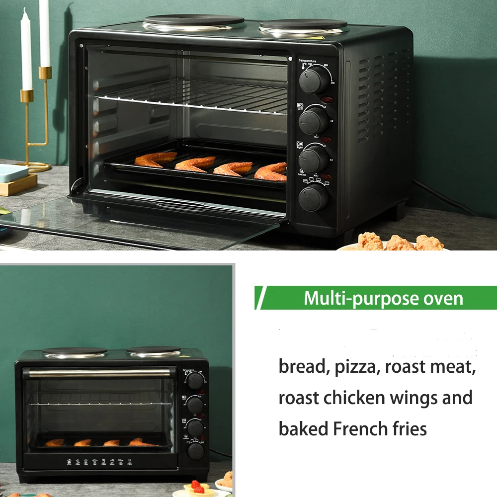 48l Electric Oven With Solid Hot Plate Electrical Toaster Oven With
