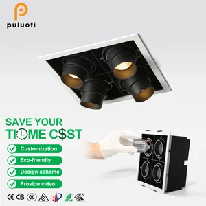 New Recessed Spotlight Down Light Zigbee CCT Beam Angle Adjustable Ceiling Led 20w 32w 40w Super Bright Embedded Spot Lights