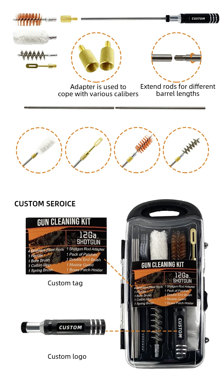 New Arrival Oem Free Sample Professional Gun Cleaning Accessories