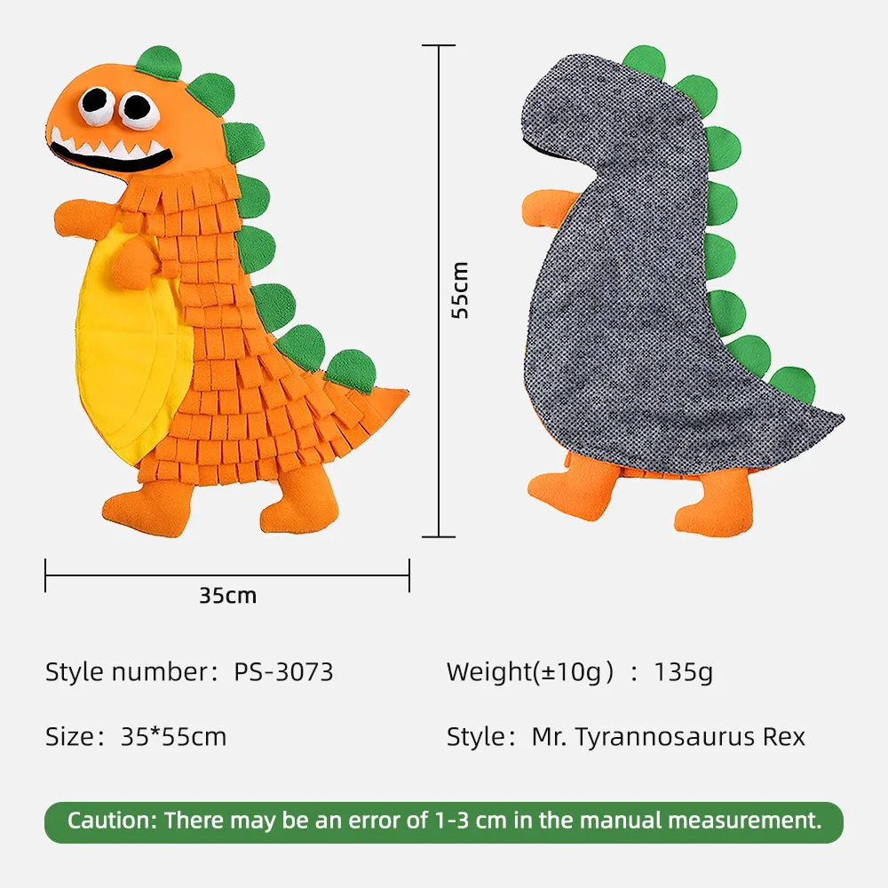 Wholesale Pet Product Dog Snuffle Mat Dinosaurs Series Food Hiding Dog - product detail 2