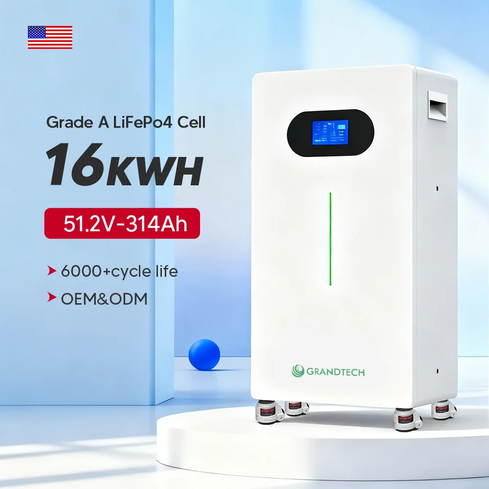 GT 51,2V 300Ah 15kWh 16kWh 20kWh 48V LiFePO4-batterij met MSDS-certificaat Energy Powerwall 10kWh lithiumbatterij zonnestelsel