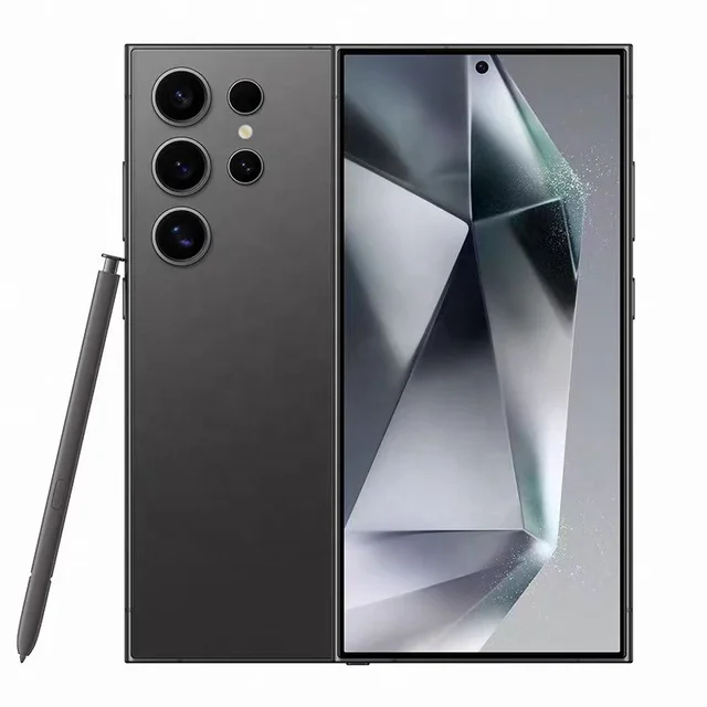 One Quantity Cheap S24 Ultra Phone 6.8 Inch 12GB+512GB 4G 5G Dual Sim Built in Stylus 48MP Camera Face ID Unlocked Cellphones