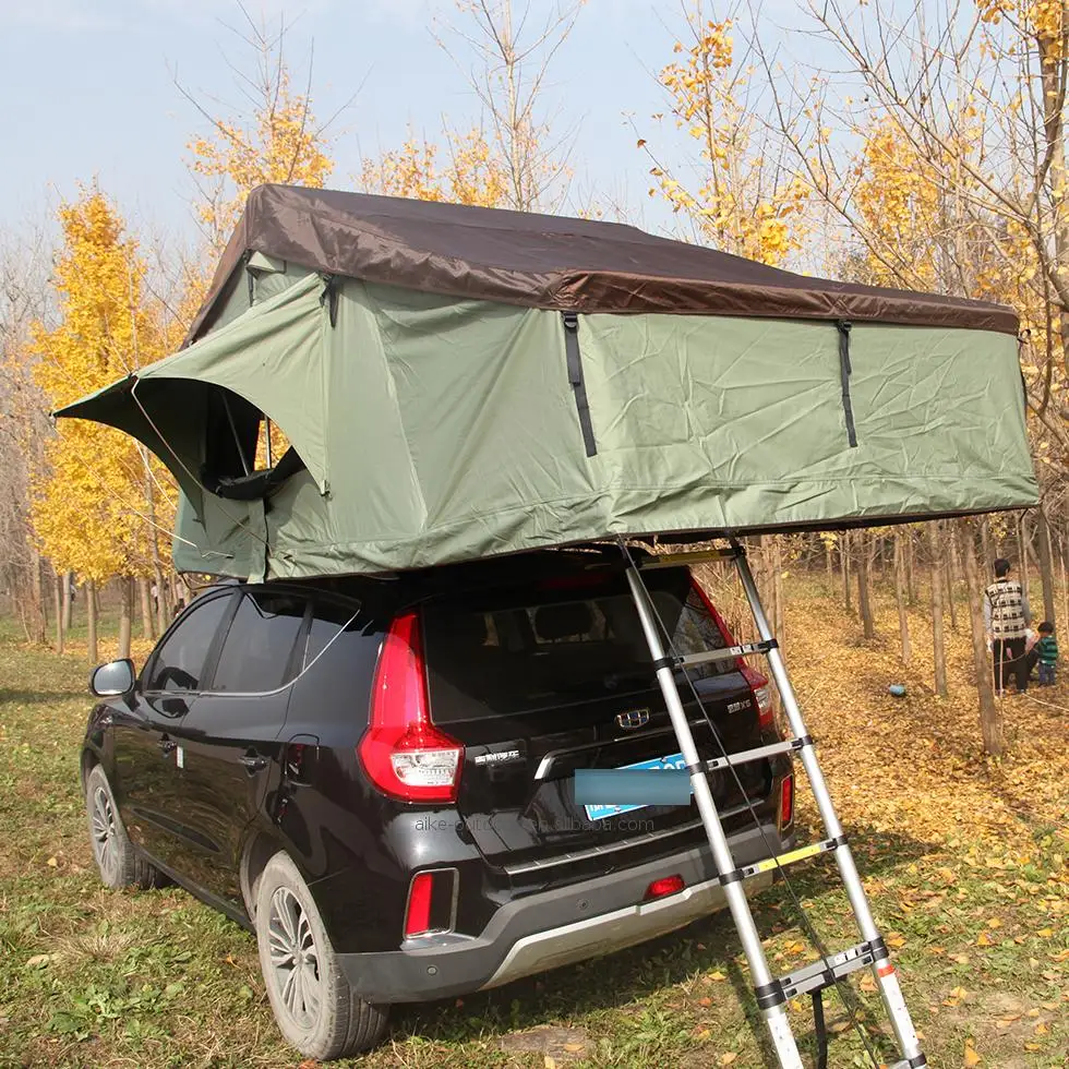 Wholesale Specially Designed Canvas Camping Tents SUV Caravan Accessories with Roof Top Tent 5 Wholesale Specially Designed Canvas Camping Tents SUV Caravan Accessories with Roof Top Tent - Image 5