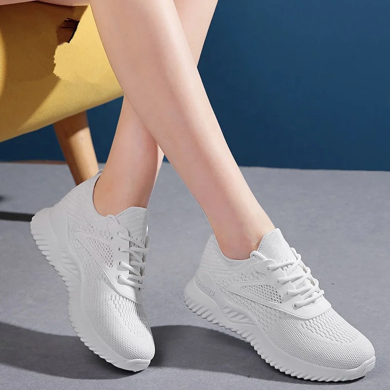 Price Lady Shoes Brand Caliber Shoes Light Pink Casual Sneakers - Main Image