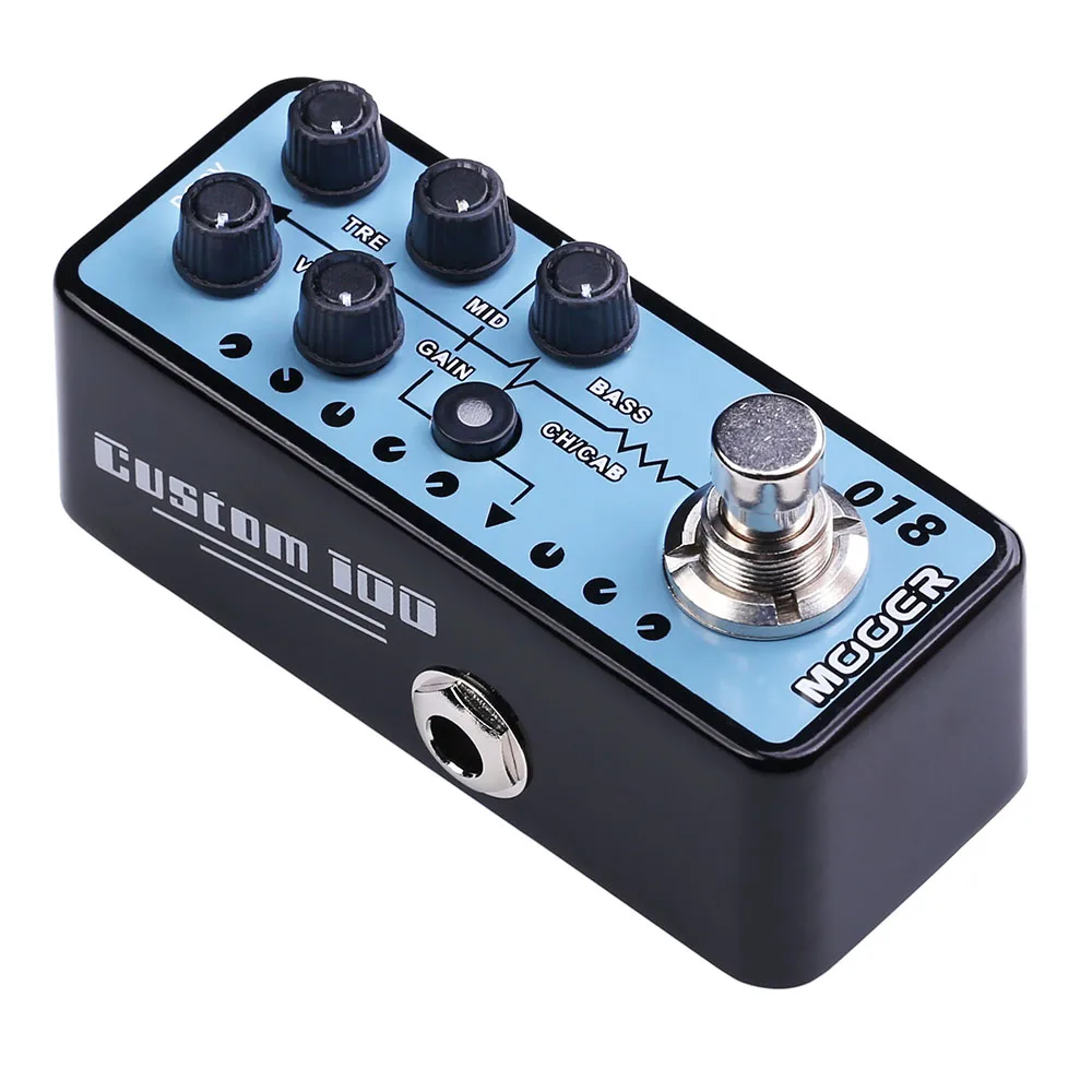 Mooer 018 Custom 100 Digital Channels 3 Band Pedal Guitar Music