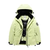 Lemon yellow-snow coat-graphene heat-retaining