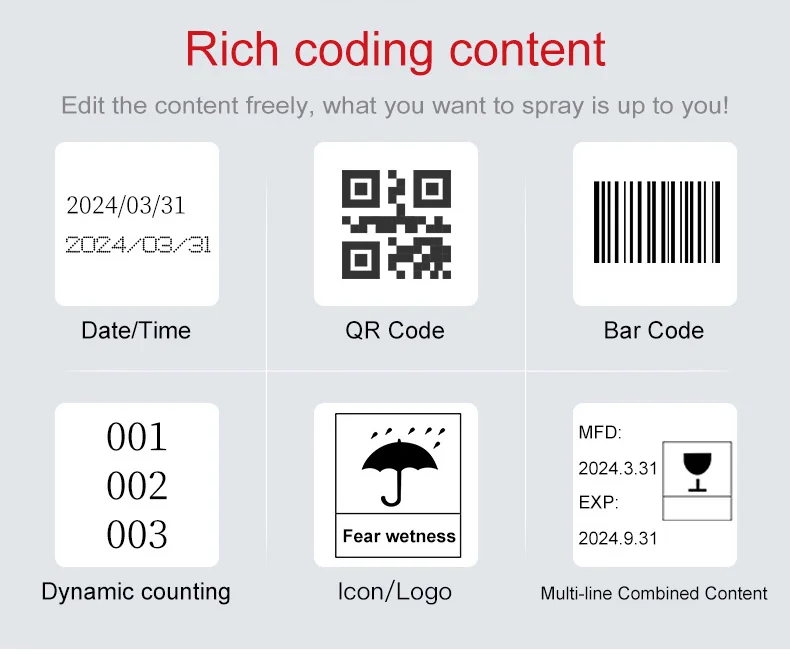 Handheld Inkjet Printers Large Format Solvent and Spray Coding Machine ...
